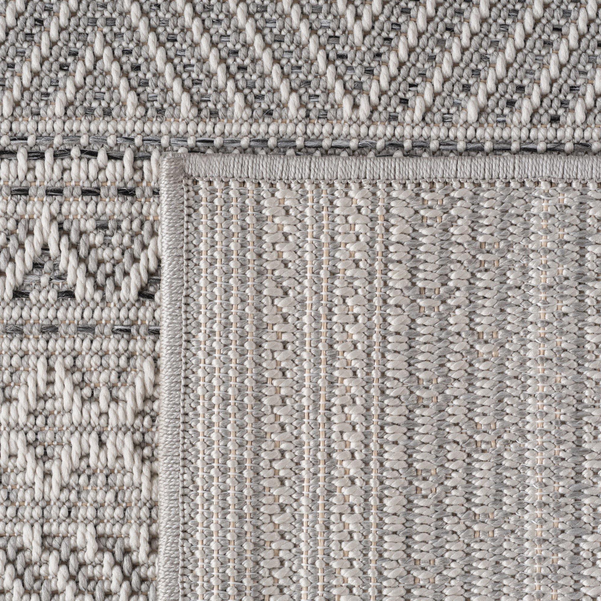 Desert 1303 Silber – Moderner Outdoor & Indoor Teppich ab 19,90 €