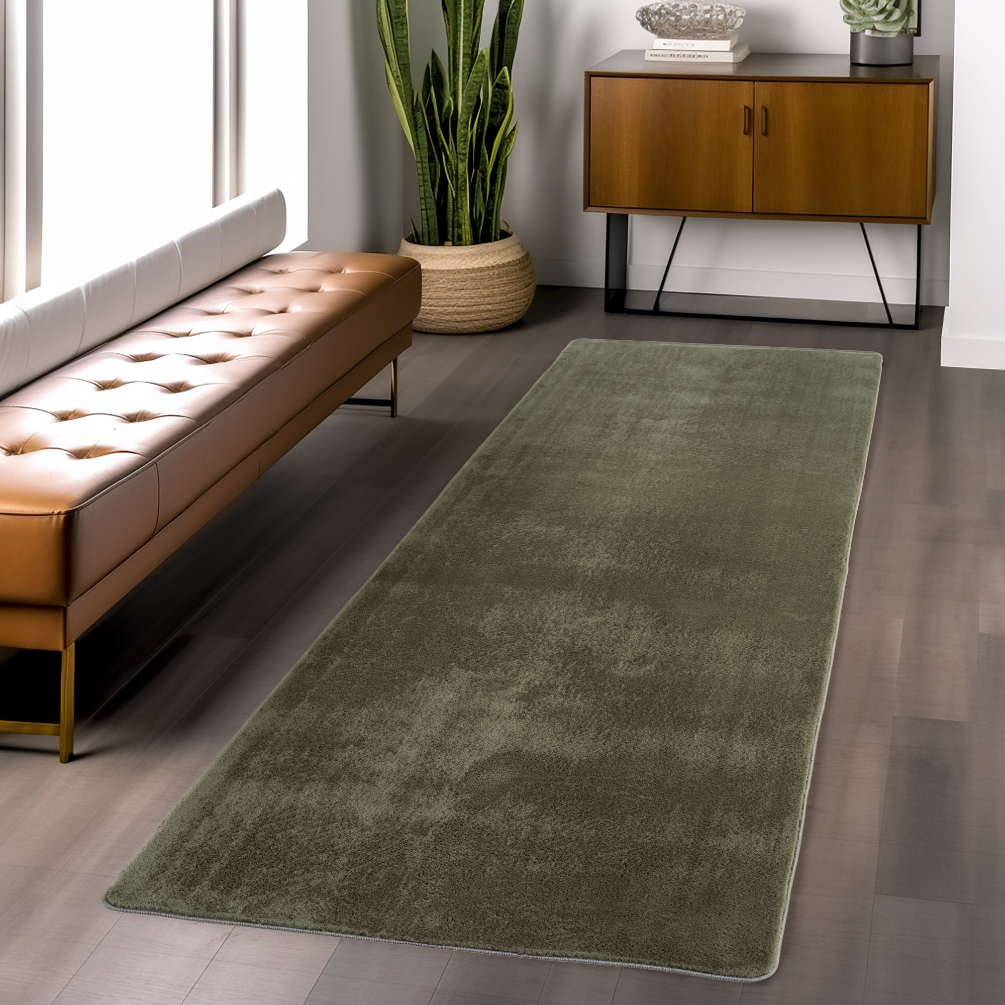 Joy 1400 Grün – Weicher Hochflor Teppich Grün ab 21,95 € kaufen