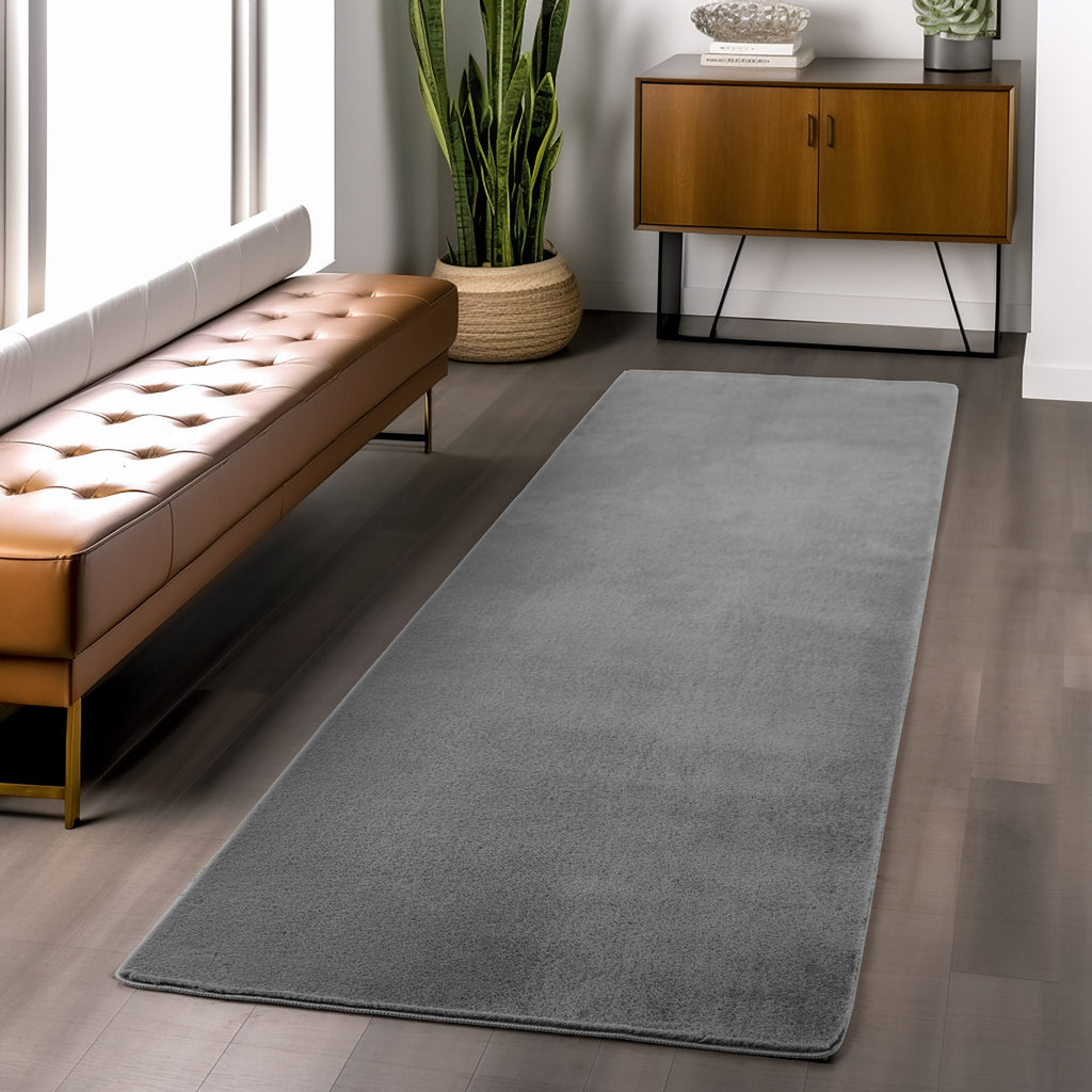 Joy 1400 Grau – Weicher Hochflor Teppich Grau ab 21,95 € kaufen