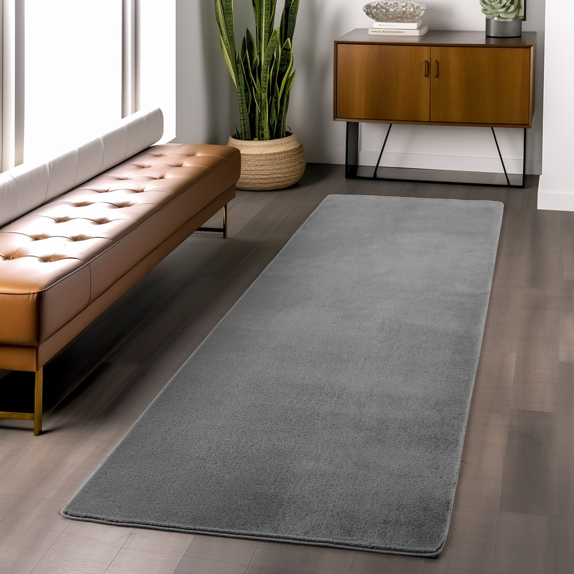 Joy 1400 Grau – Weicher Hochflor Teppich Grau ab 21,95 € kaufen