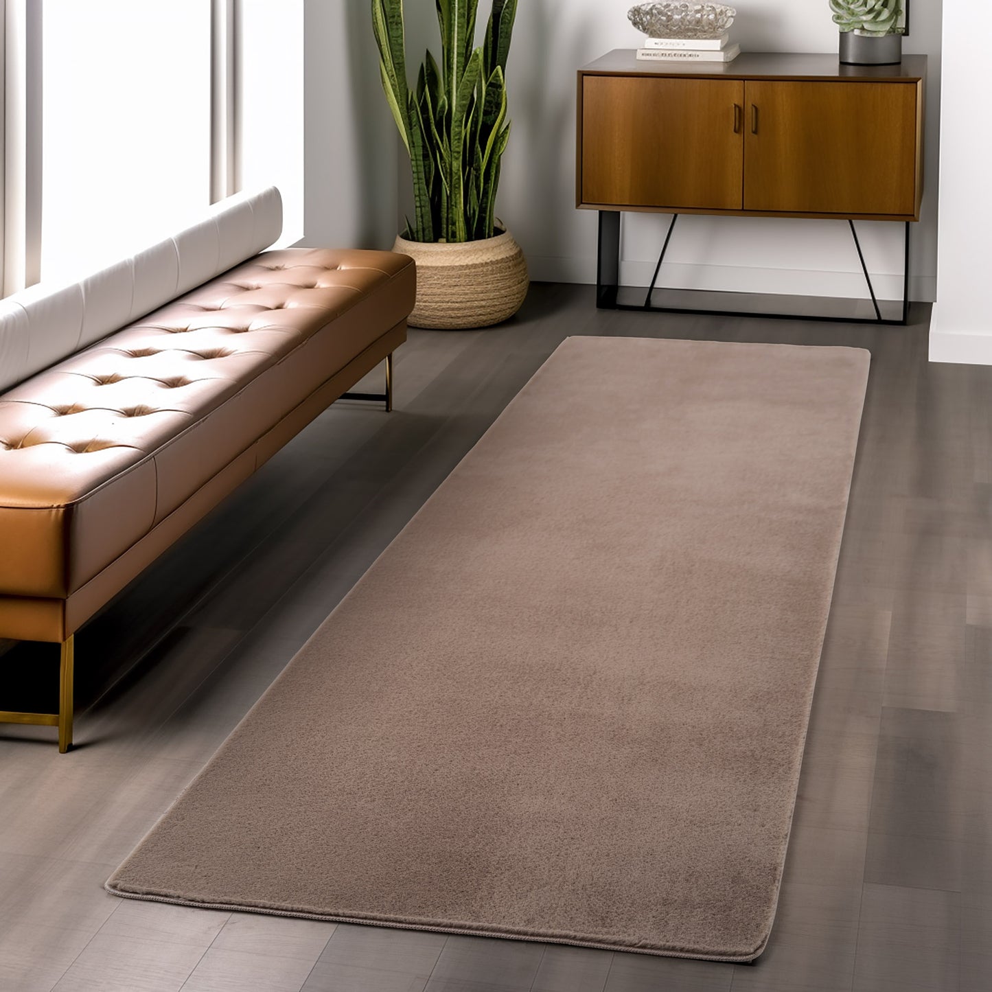 Joy 1400 Mocca – Weicher Hochflor Teppich Mocca ab 21,95 € kaufen