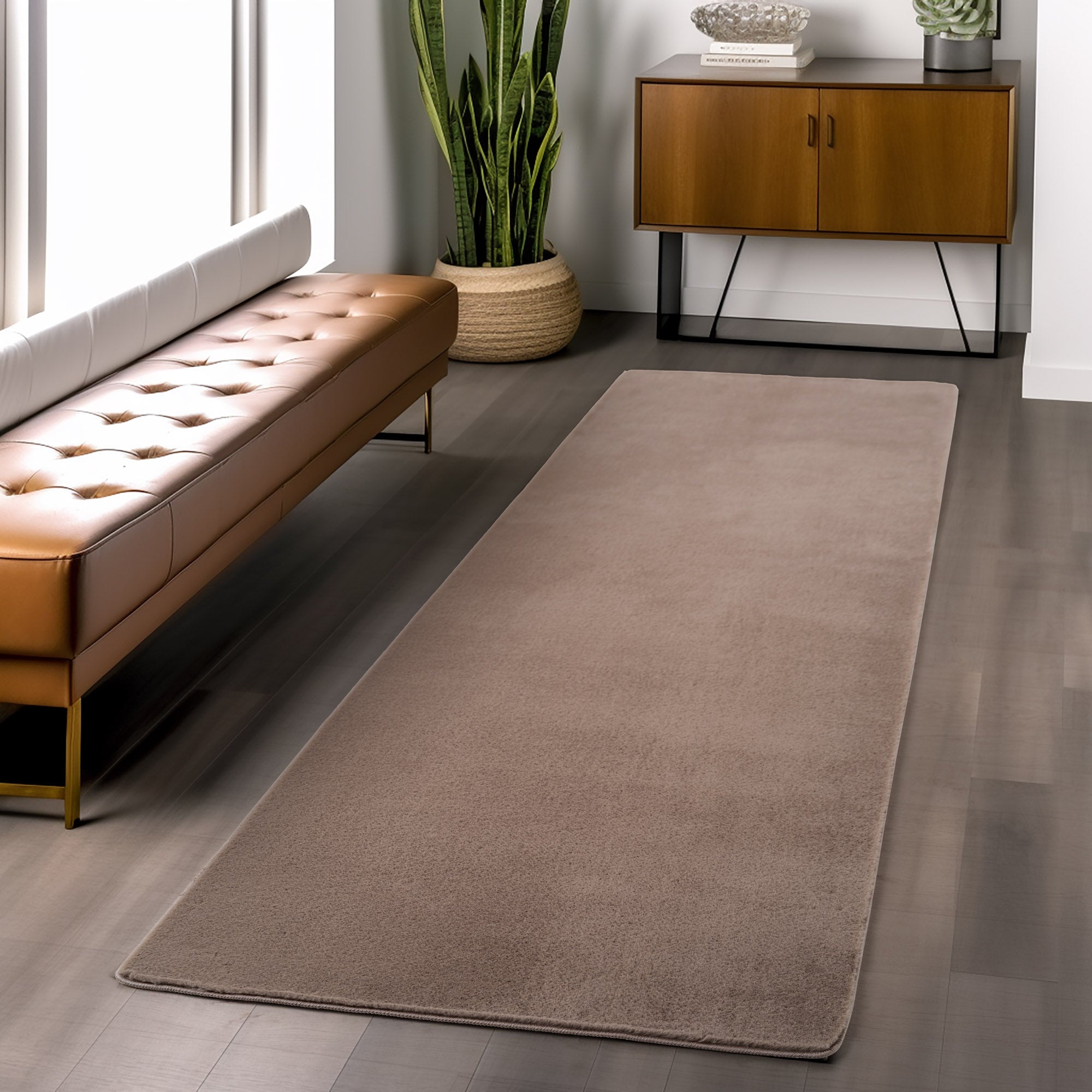 Joy 1400 Mocca – Weicher Hochflor Teppich Mocca ab 21,95 € kaufen