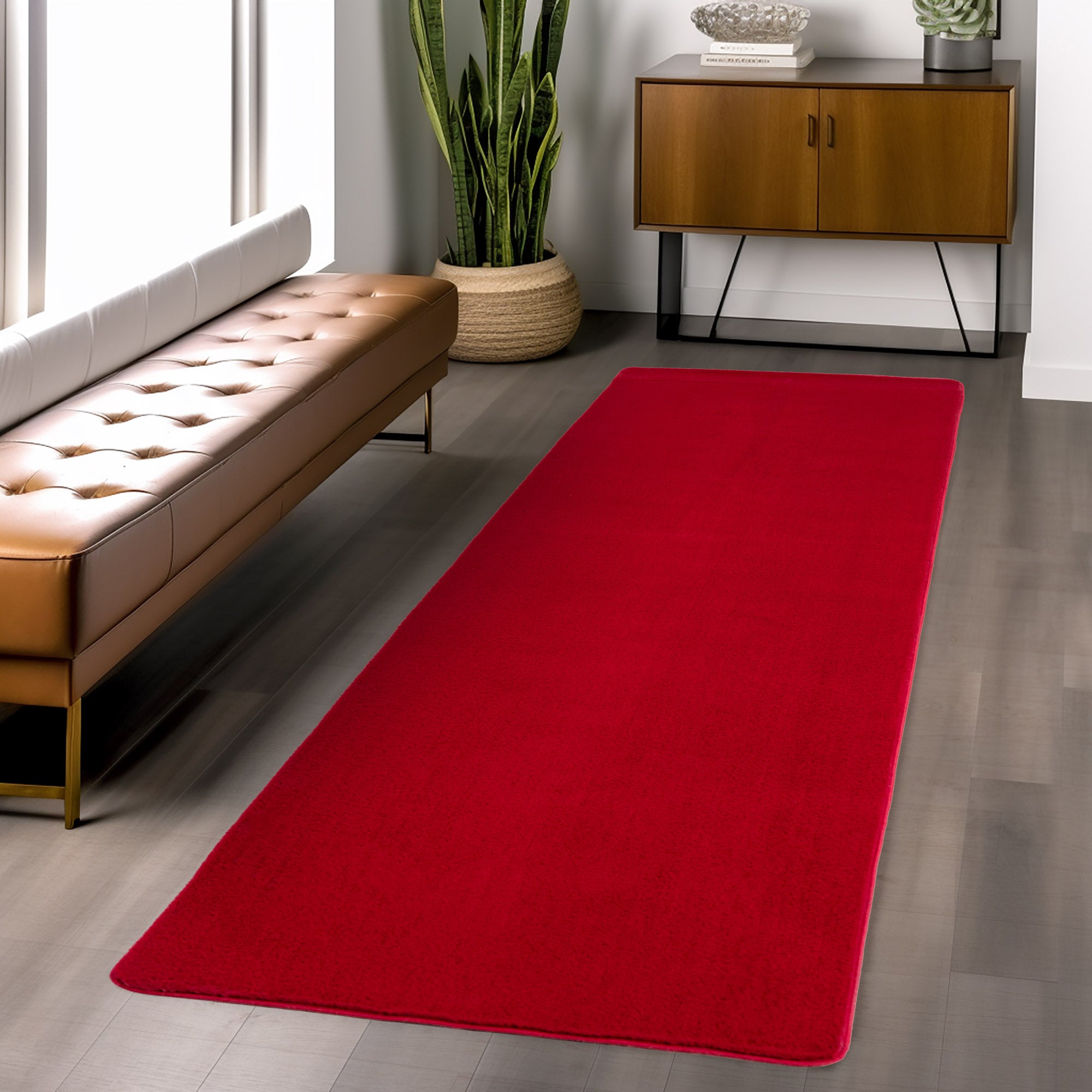 Joy 1400 Rot – Weicher Hochflor Teppich Rot ab 21,95 € kaufen