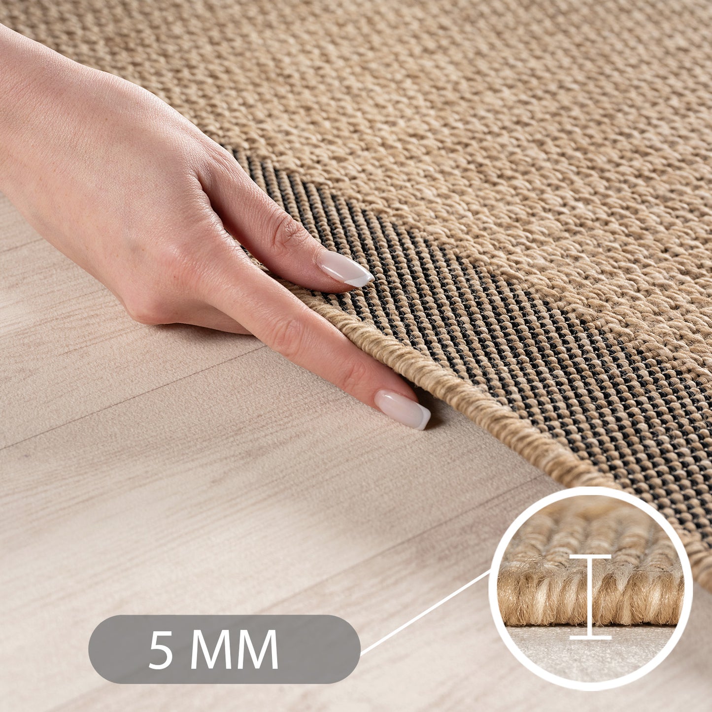 Timber 1402 Beige – Vielseitiger Outdoor & Indoor Teppich ab 34,90 €