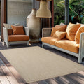 Giza 1410 Beige – Flacher Küchen & Flur Teppich für drinnen und draußen ab 19,90 €