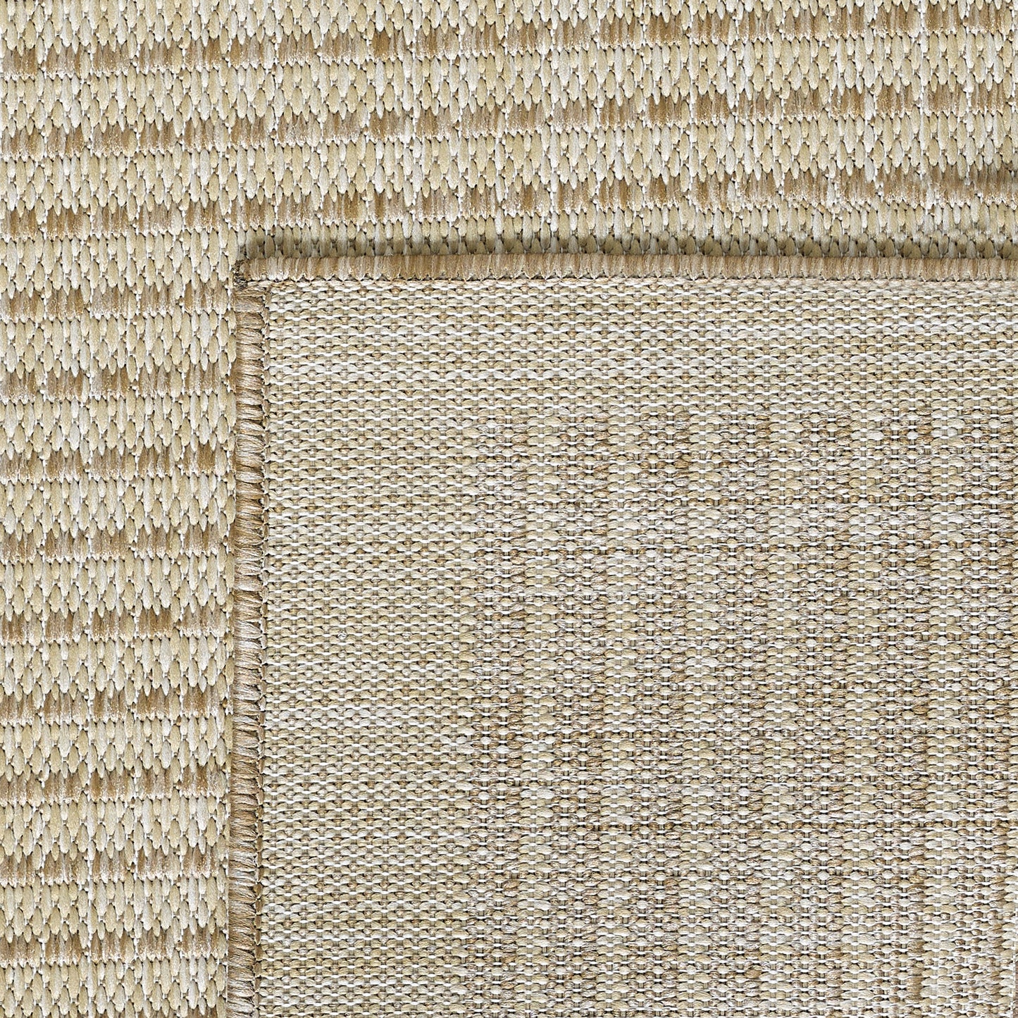 Giza 1410 Beige – Flacher Küchen & Flur Teppich für drinnen und draußen ab 19,90 €