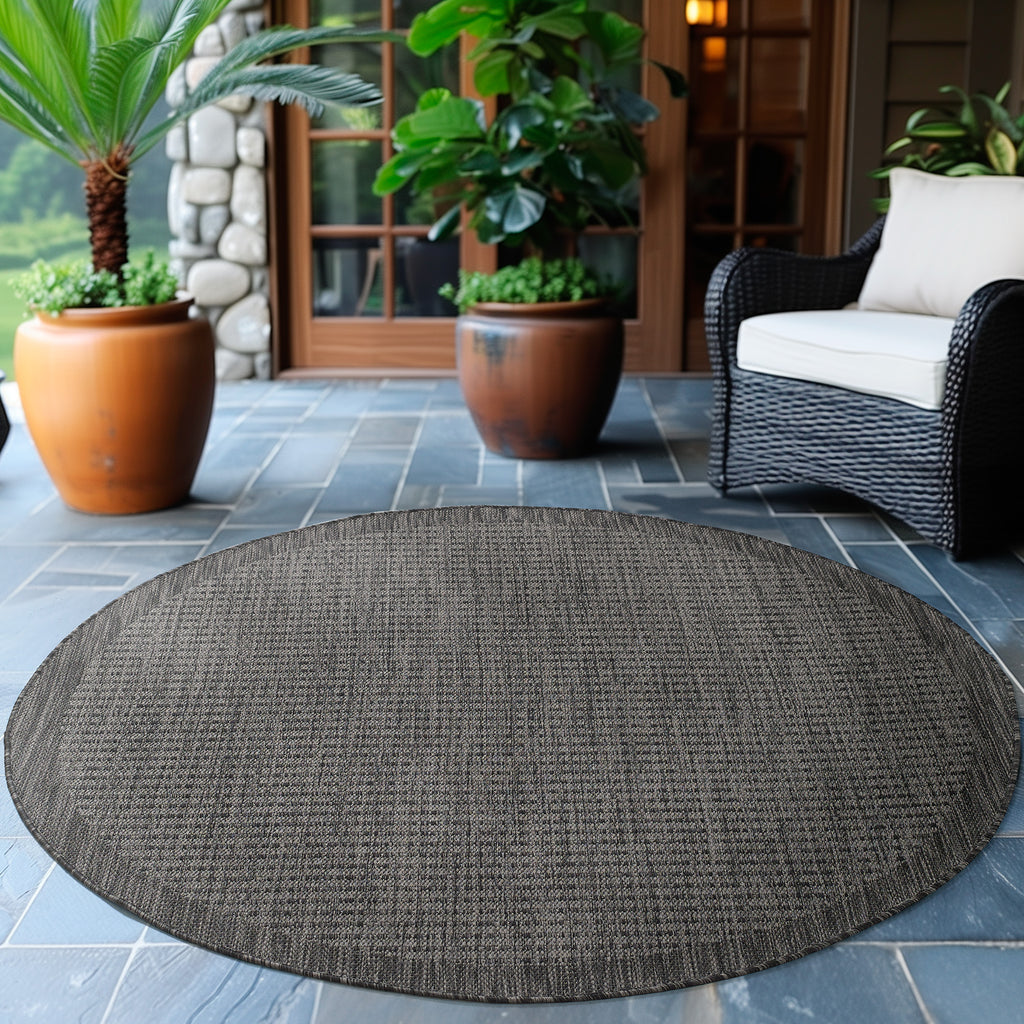 Giza 1410 Schwarz – Flacher Teppich für Küche, Flur & Terrasse ab 19,90 €