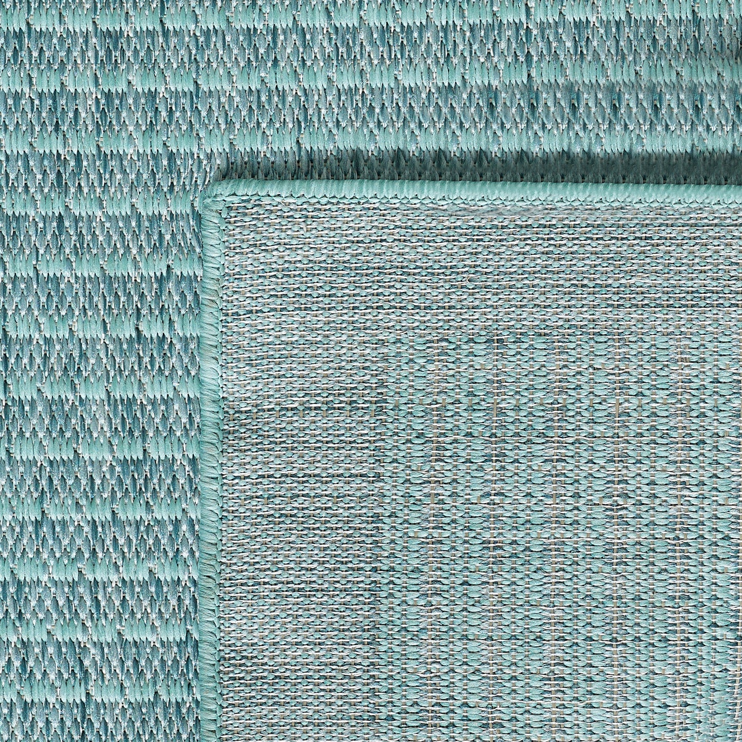 Giza 1410 Blau – Farbenfroher Flachgewebe Teppich für Küche & Balkon ab 19,90 €
