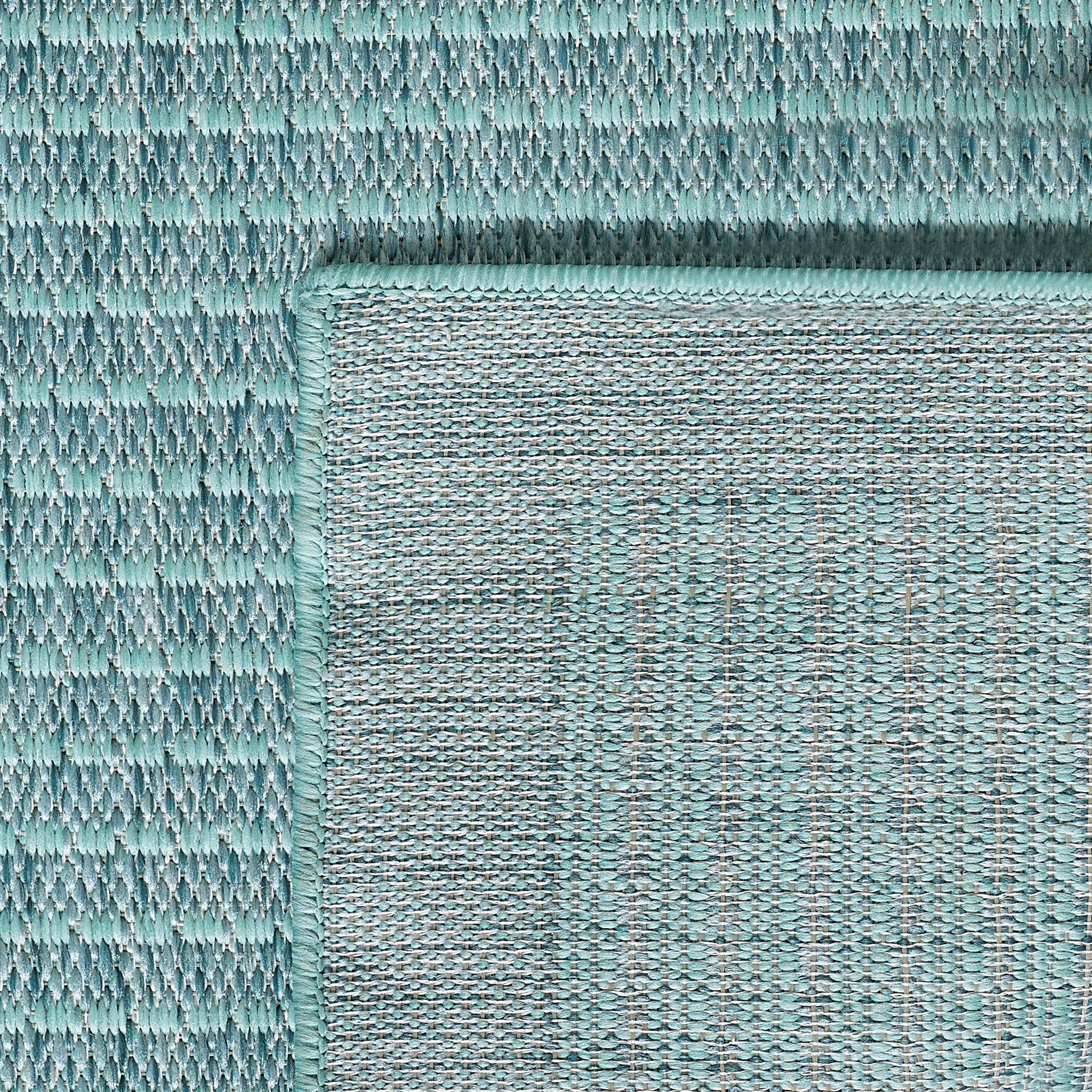 Giza 1410 Blau – Farbenfroher Flachgewebe Teppich für Küche & Balkon ab 19,90 €