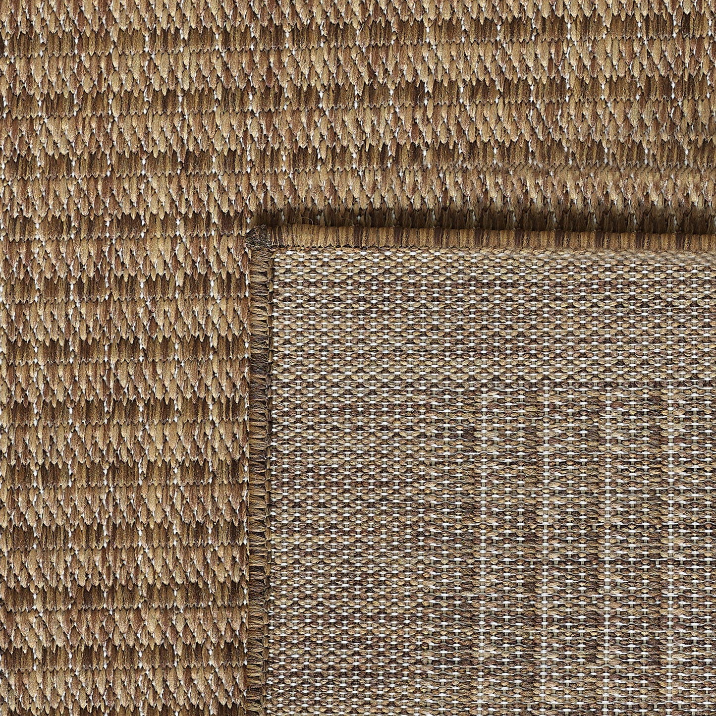 Giza 1410 Braun – Warmer Flachgewebe Teppich für Küche, Flur & Terrasse ab 19,90 €