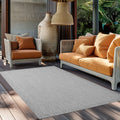 Giza 1410 Silber – Eleganter Flachgewebe Teppich für Küche, Flur & Outdoor ab 19,90 €