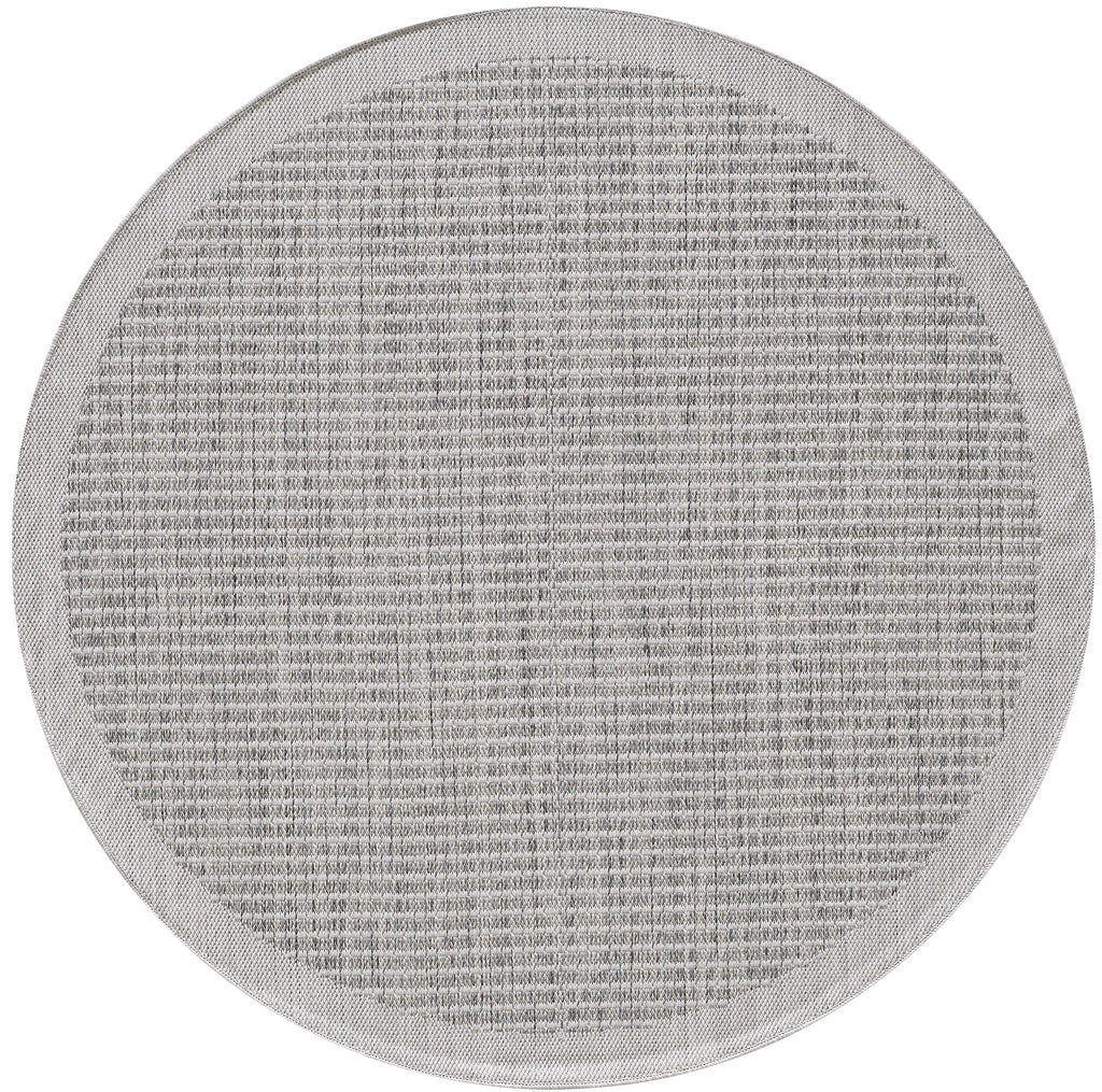 Giza 1410 Silber – Eleganter Flachgewebe Teppich für Küche, Flur & Outdoor ab 19,90 €
