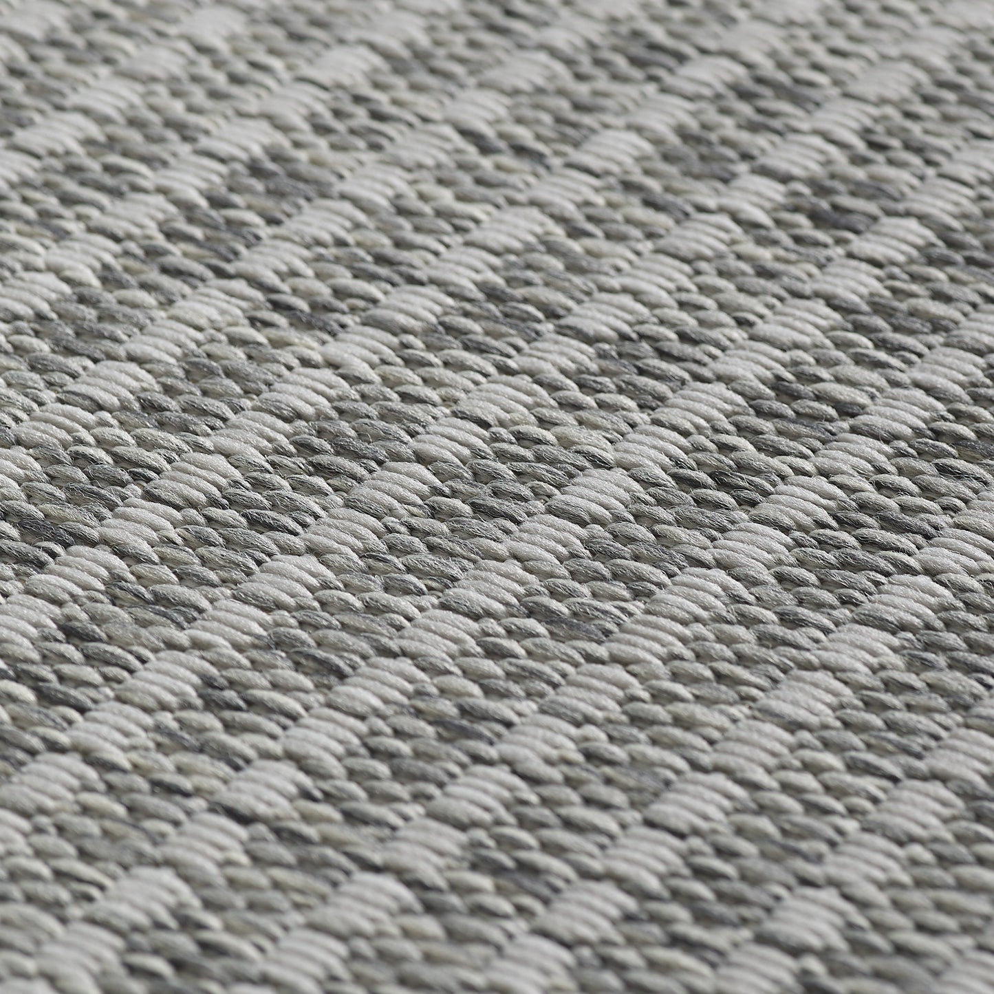 Giza 1410 Silber – Eleganter Flachgewebe Teppich für Küche, Flur & Outdoor ab 19,90 €