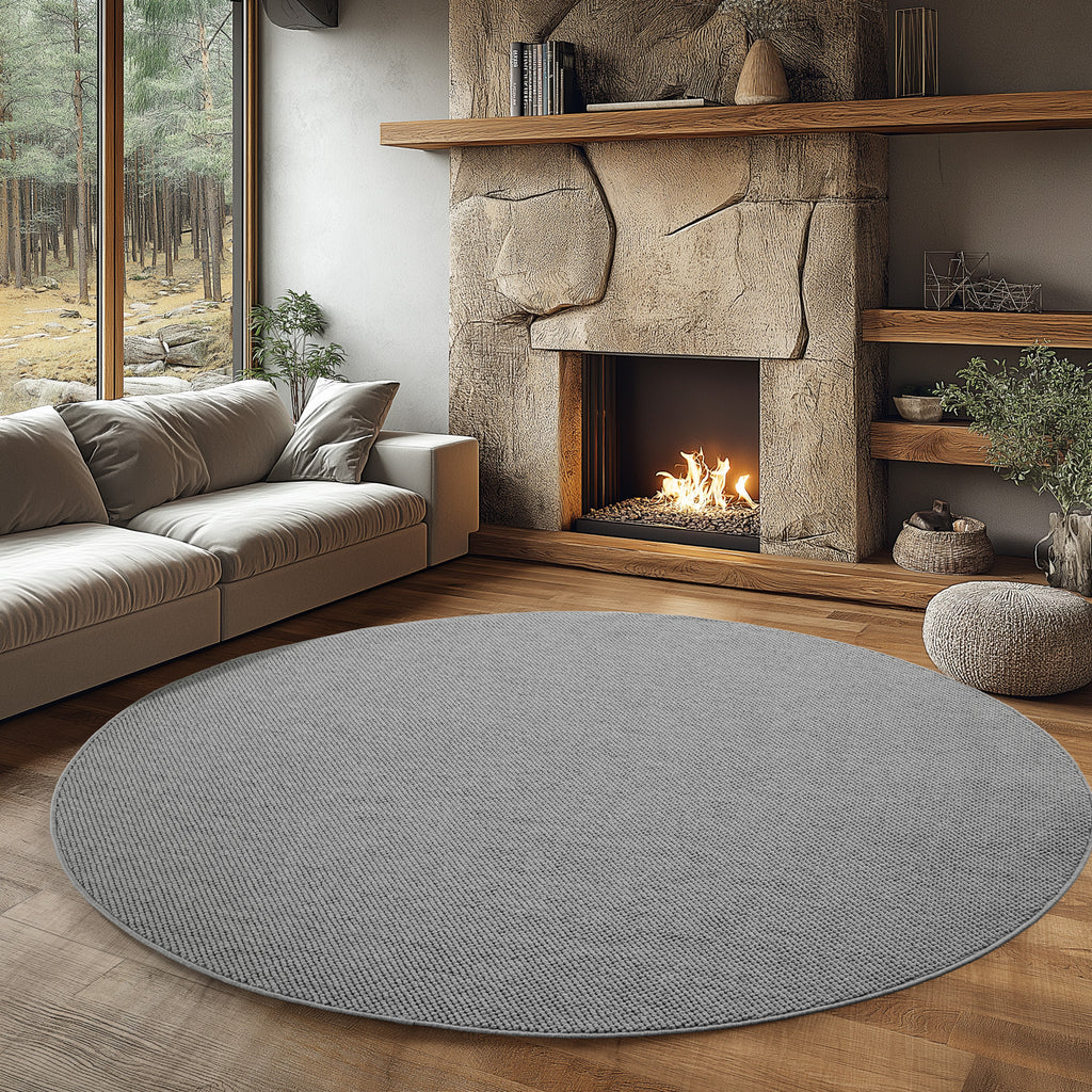 Helix 2200 Silber – Moderner Kurzflor-Teppich günstig kaufen