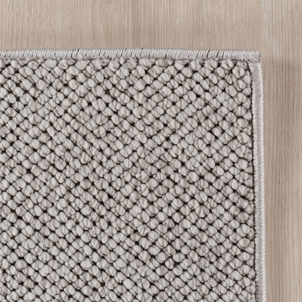 Helix 2200 Silber – Moderner Kurzflor-Teppich günstig kaufen