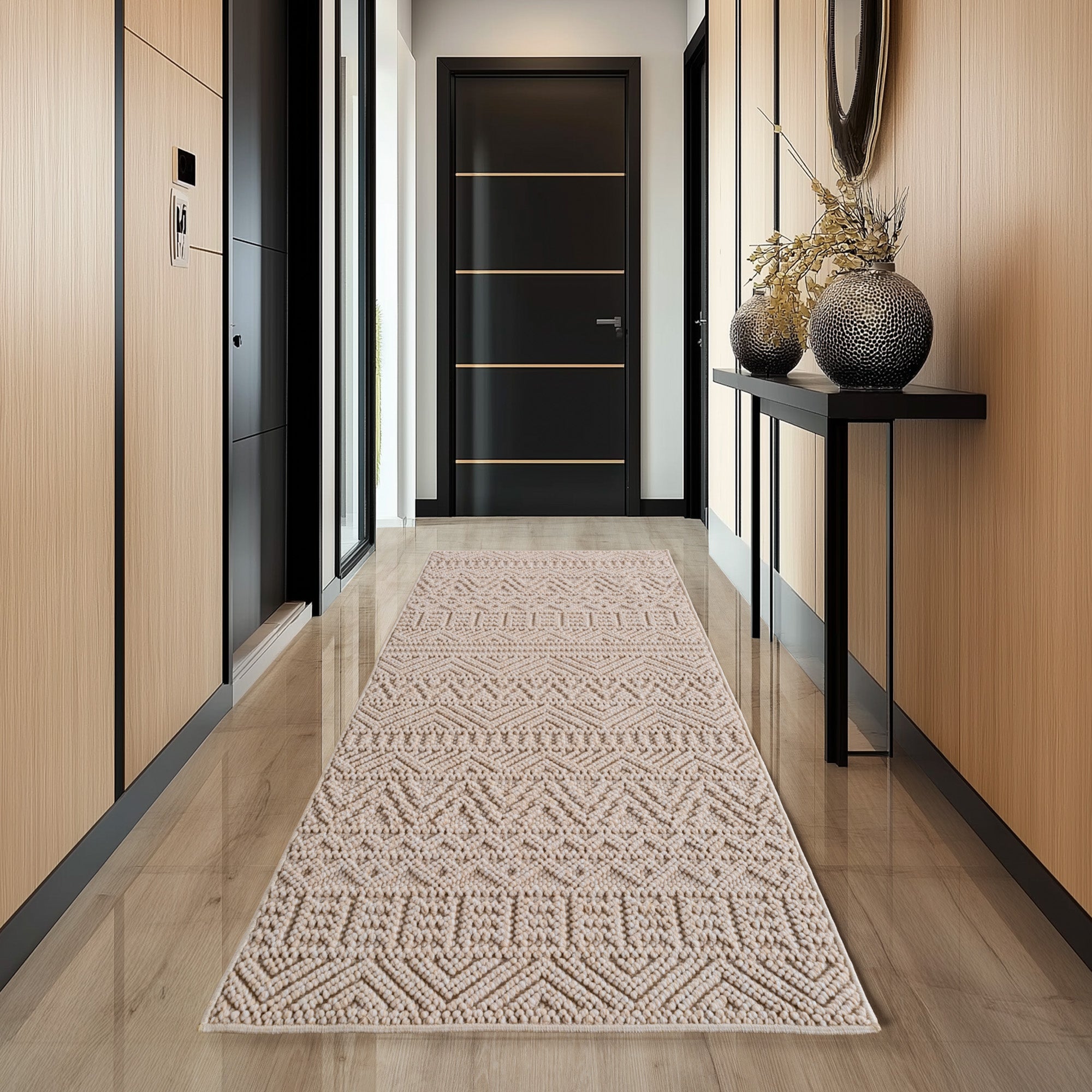 Helix 2202 Beige – Klassischer Kurzflor Teppich ab 26,45 € kaufen