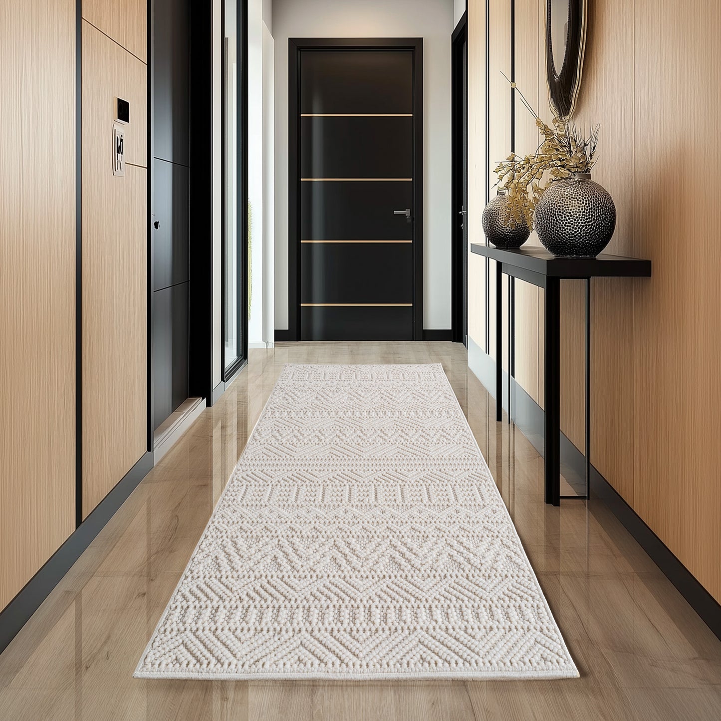 Helix 2202 Crem – Heller Kurzflor Teppich günstig kaufen