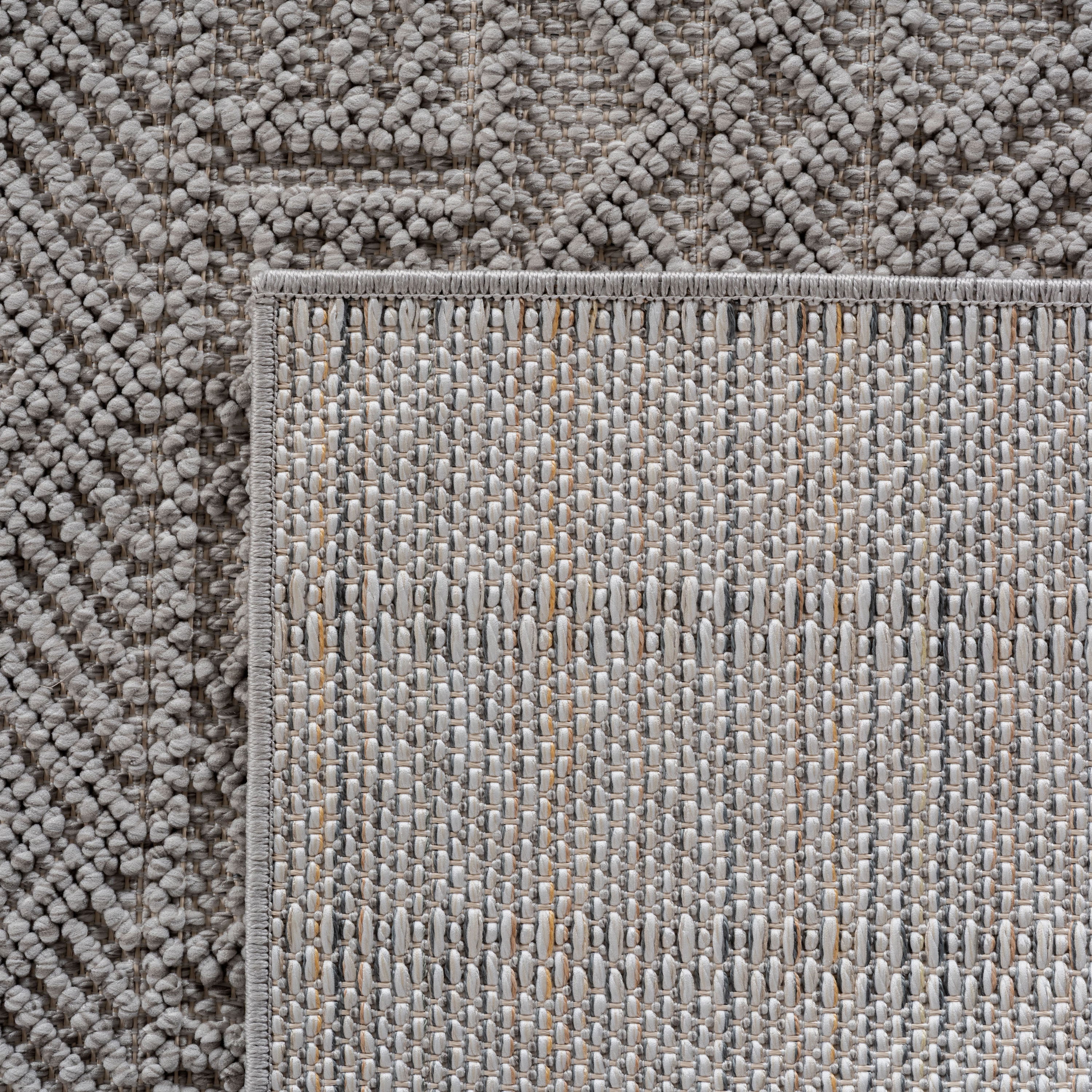 Helix 2202 Silber – Eleganter Kurzflor Teppich ab 26,45 € kaufen