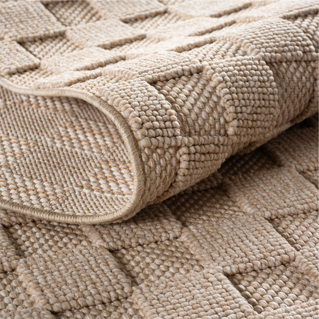 Helix 2203 Beige – Kurzflor Teppich Beige günstig kaufen
