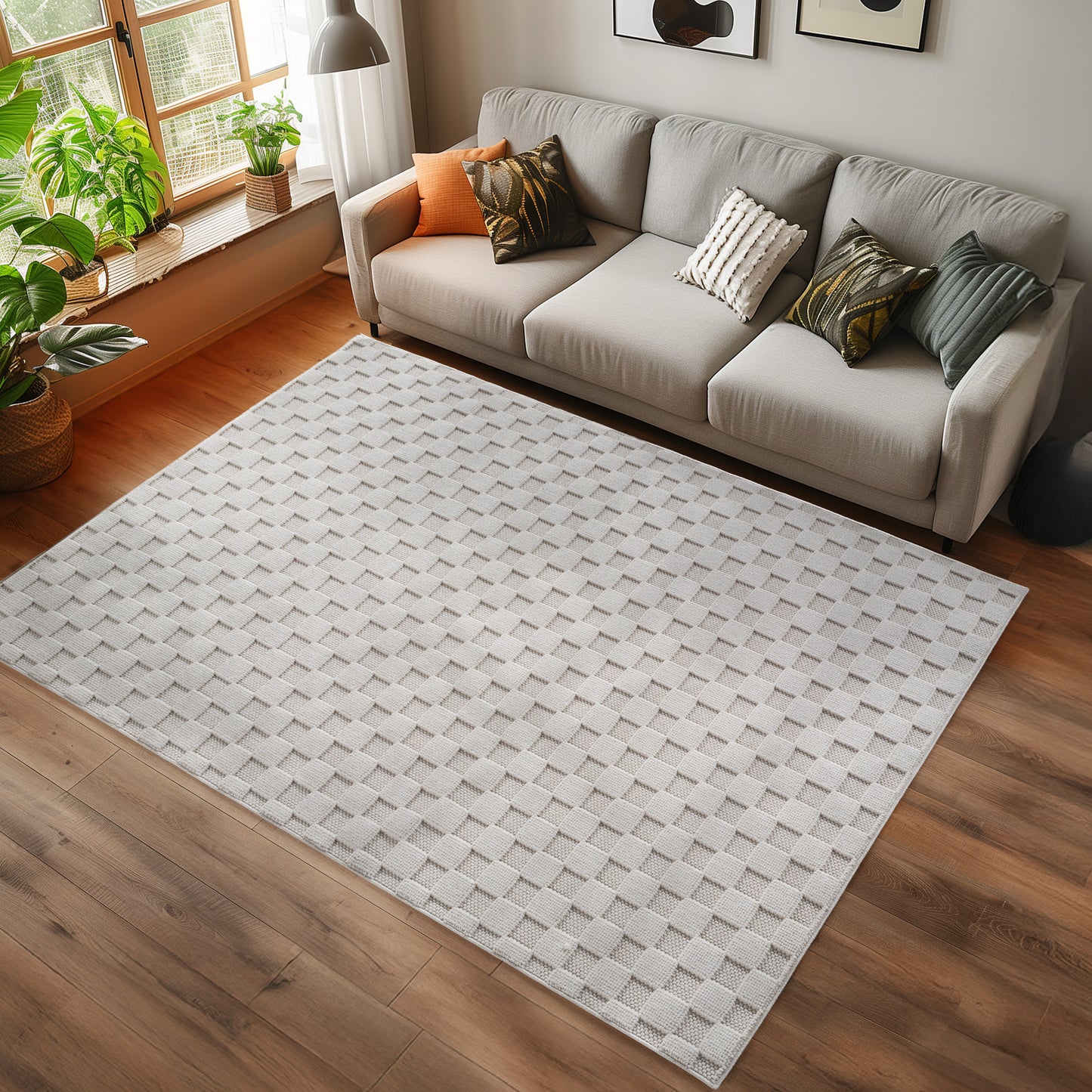 Helix 2203 Crem – Heller Kurzflor Teppich Crem kaufen