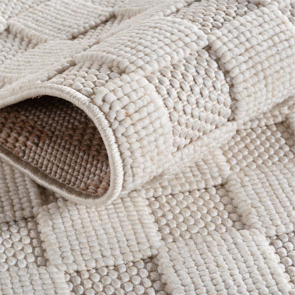 Helix 2203 Crem – Heller Kurzflor Teppich Crem kaufen