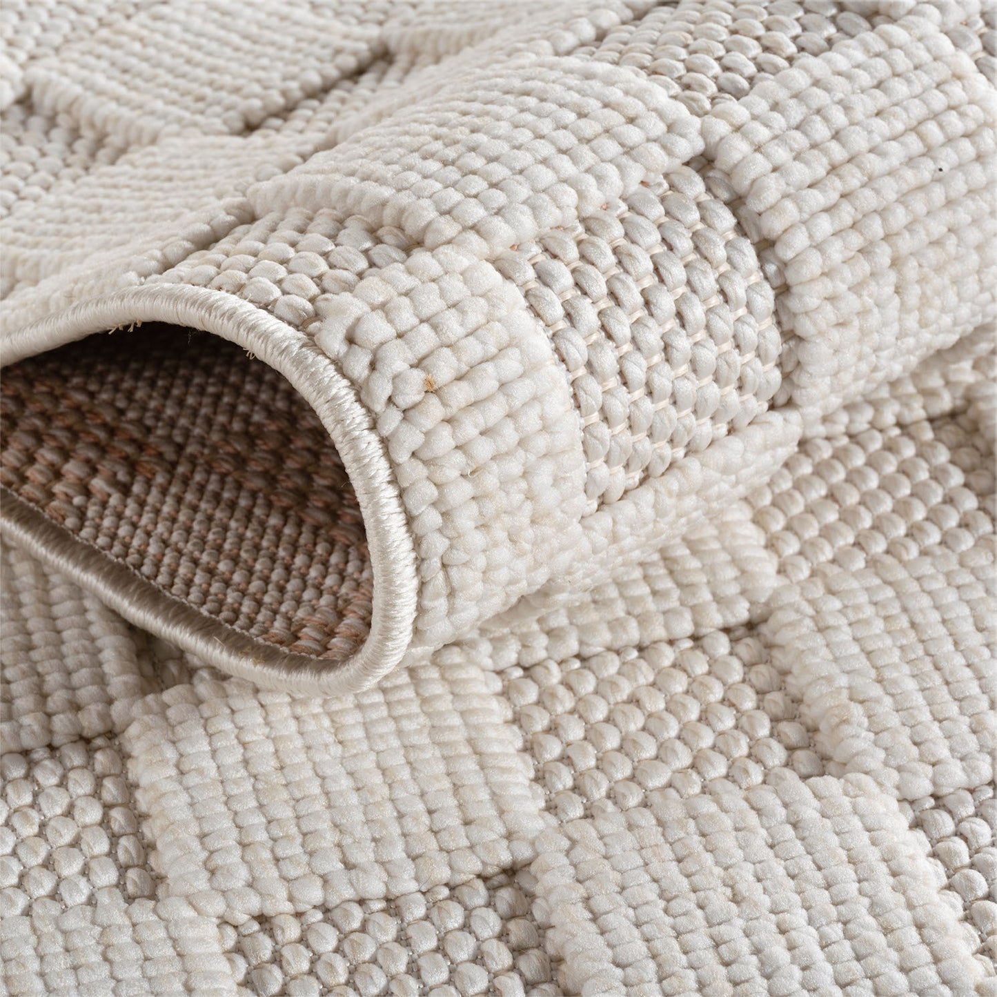 Helix 2203 Crem – Heller Kurzflor Teppich Crem kaufen
