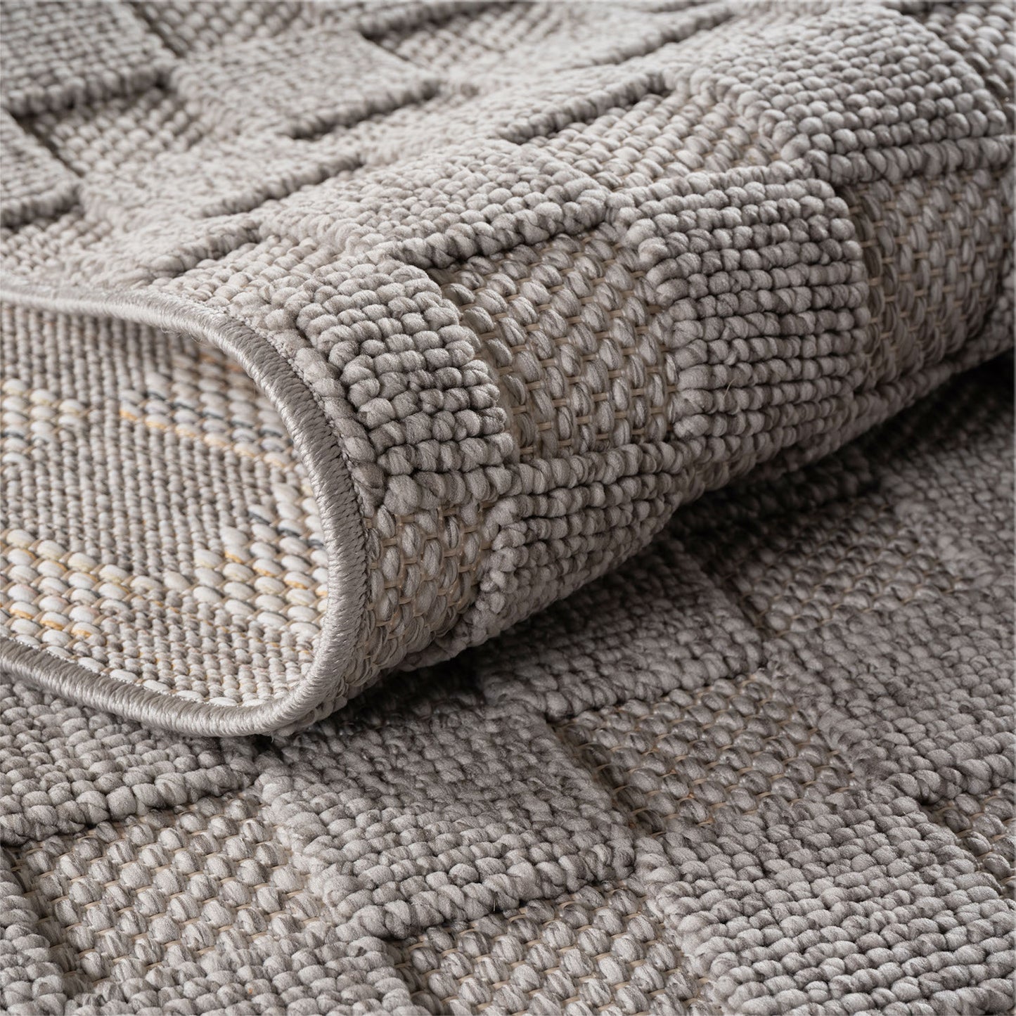 Helix 2203 Silber – Moderner Kurzflor Teppich Silber kaufen