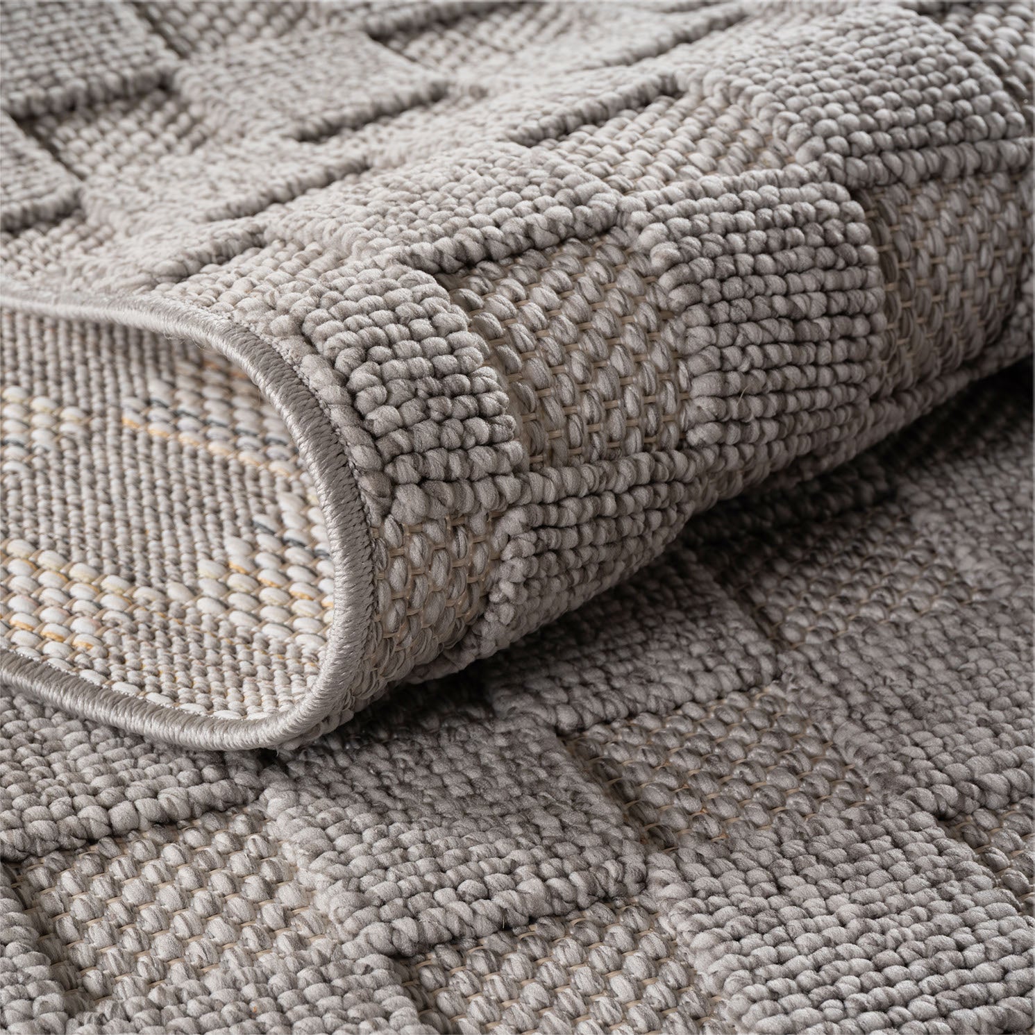 Helix 2203 Silber – Moderner Kurzflor Teppich Silber kaufen