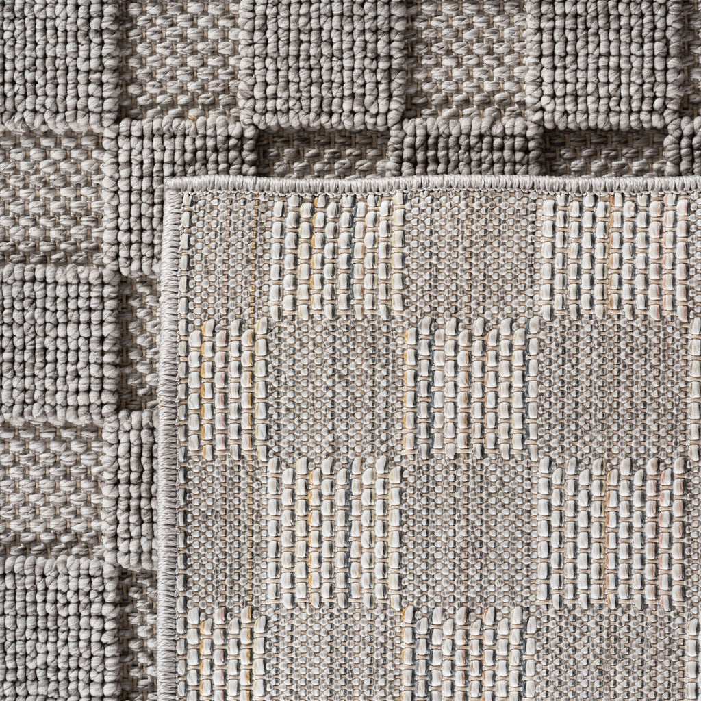 Helix 2203 Silber – Moderner Kurzflor Teppich Silber kaufen