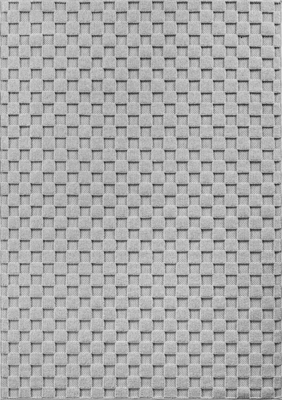 Helix 2203 Silber – Moderner Kurzflor Teppich Silber kaufen