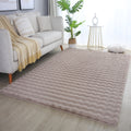 Ambiance 5110 Beige – Warmer 3D Plüschteppich in Natürlichem Beige