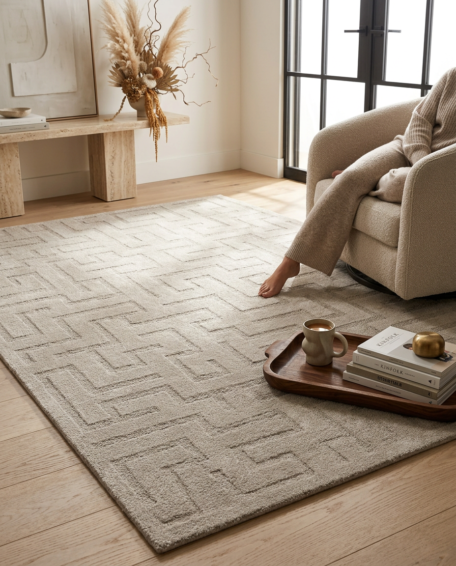 Eclipse 2455 70 Beige Teppich 1