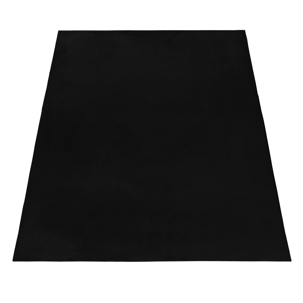 Pouffy 5100 Schwarz – Weicher Teppich in Schwarz
