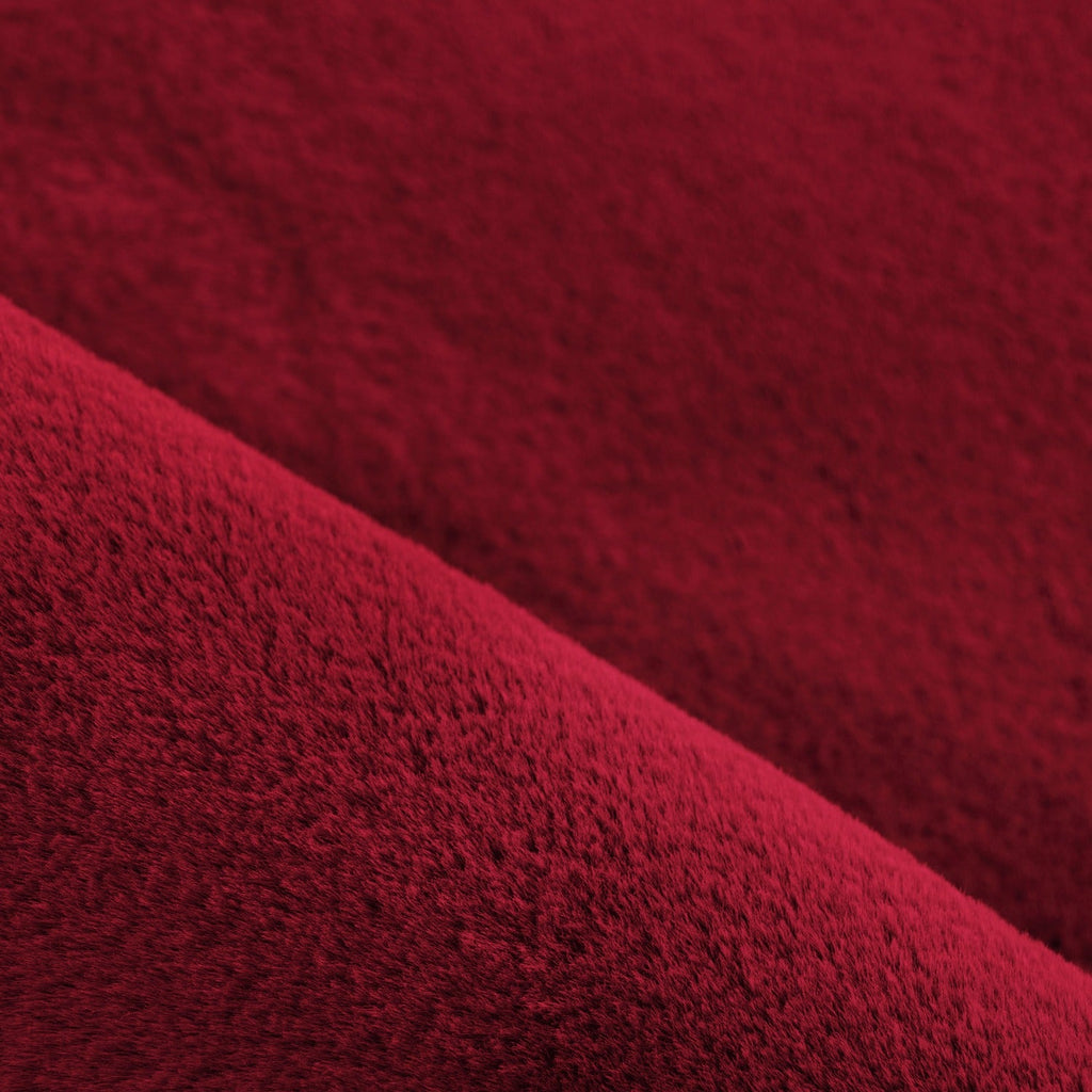 Pouffy 5100 Rot – Weicher Teppich in Rot