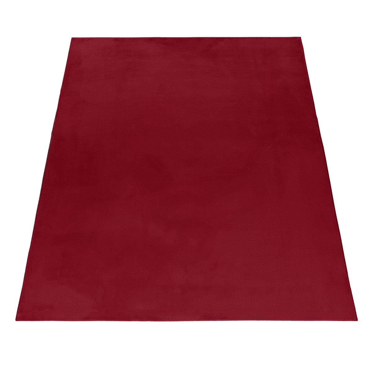 Pouffy 5100 Rot – Weicher Teppich in Rot