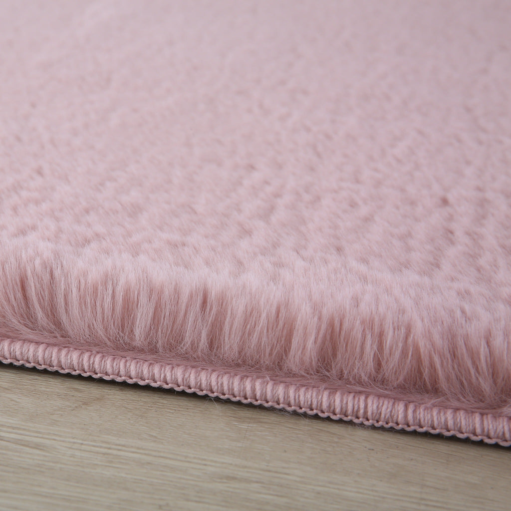 Pouffy 5100 Rosa – Weicher Teppich in Rosa