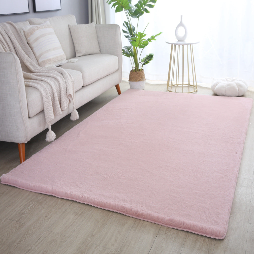 Pouffy 5100 Rosa – Weicher Teppich in Rosa