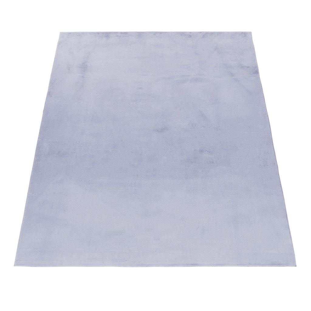 Pouffy 5100 Silber – Weicher Teppich in Silber