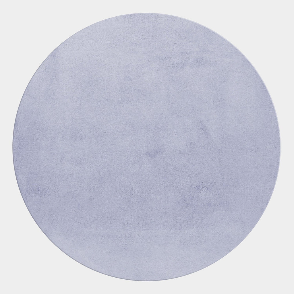 Pouffy 5100 Silber – Weicher Teppich in Silber