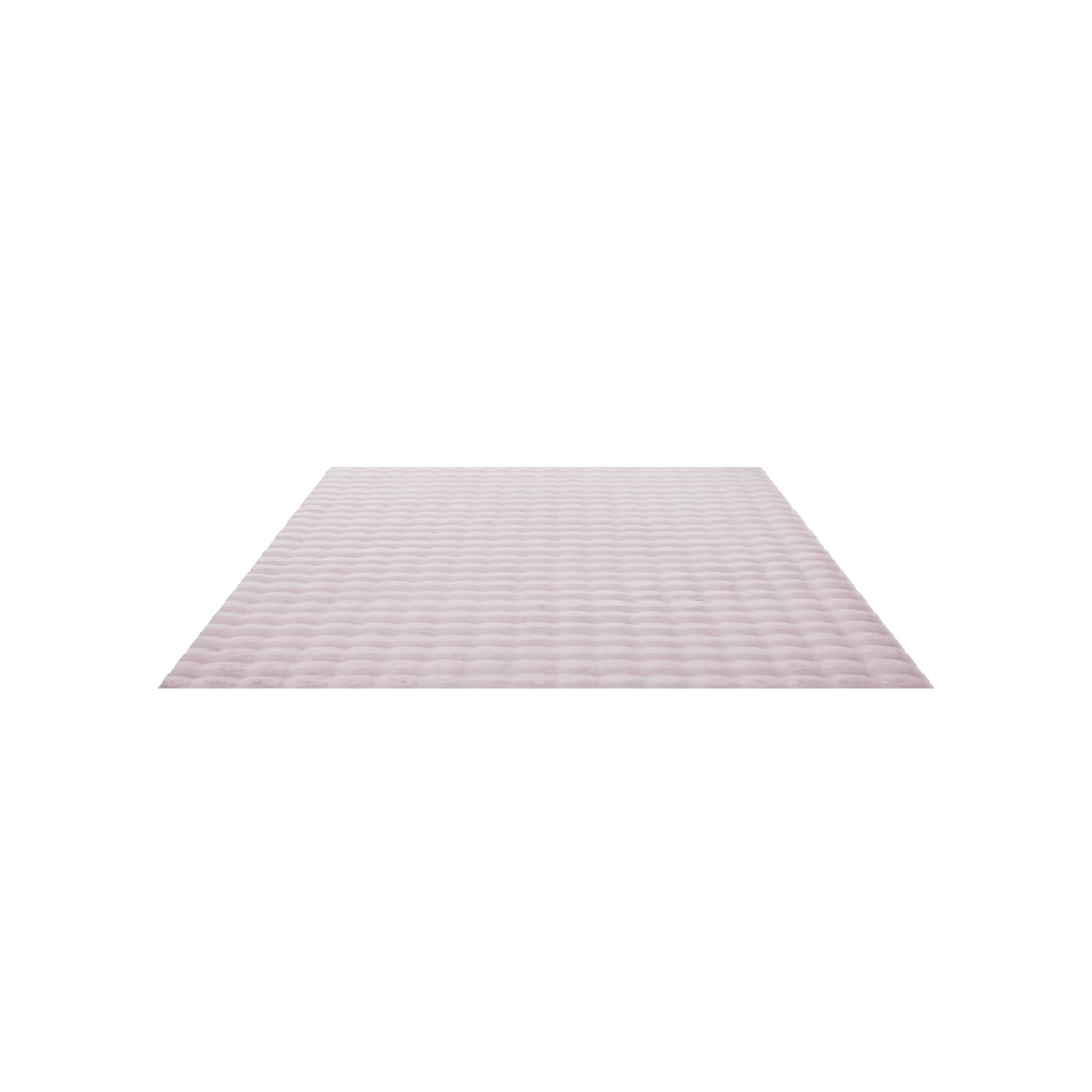 Ambiance 5110 Rose – Romantischer 3D Plüschteppich in Zartrosa