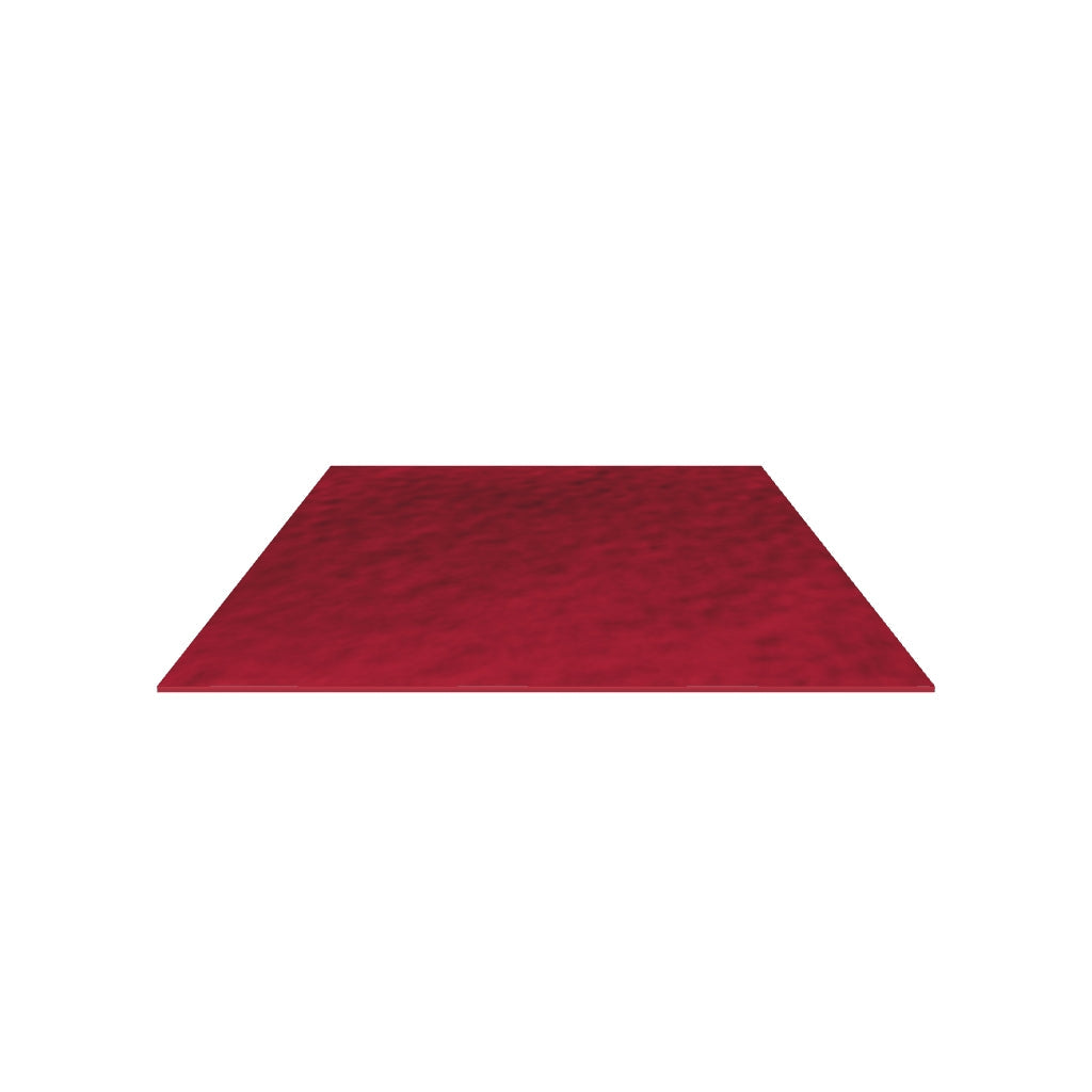 Pouffy 5100 Rot – Weicher Teppich in Rot